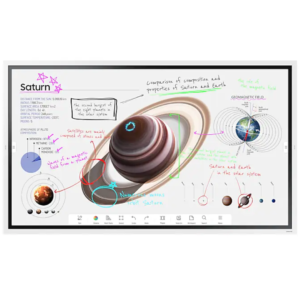 Samsung LH65WMBWBGCXUE 65 inch Flip Pro interactive 4K display front view