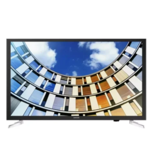 Views of Samsung 75-inch indoor non-touch commercial standalone display screen showing the thin symmetrical border layout