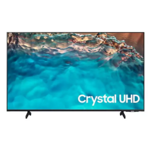 Front view of Samsung 50-inch indoor non-touch commercial standalone display screen showing the thin symmetrical border layout