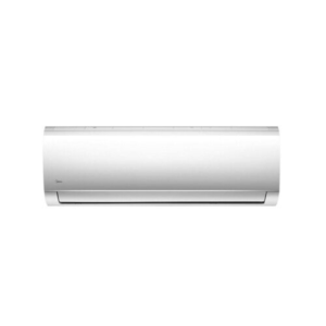 Front view of Midea 2.0HP split air conditioner indoor unit showing the clean sleek casing display layout